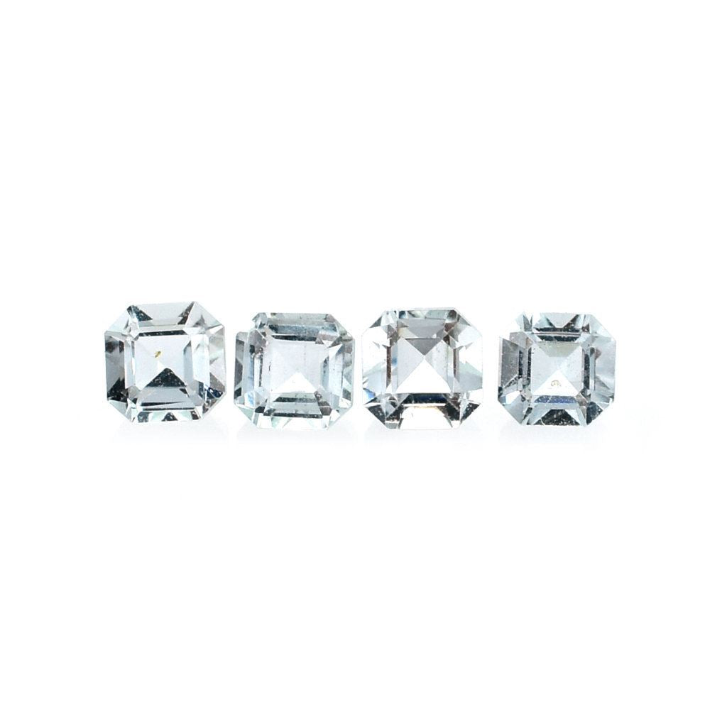 AQUAMARINE STEP CUT OCTAGON (C/CLEAN) 3.00MM 0.14 Cts.