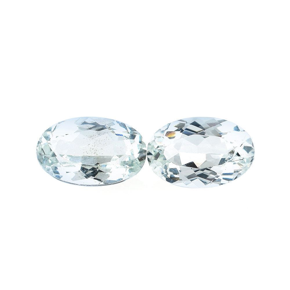 AQUAMARINE CUT OVAL (C/CLEAN) 8X5.50MM 0.97 Cts.