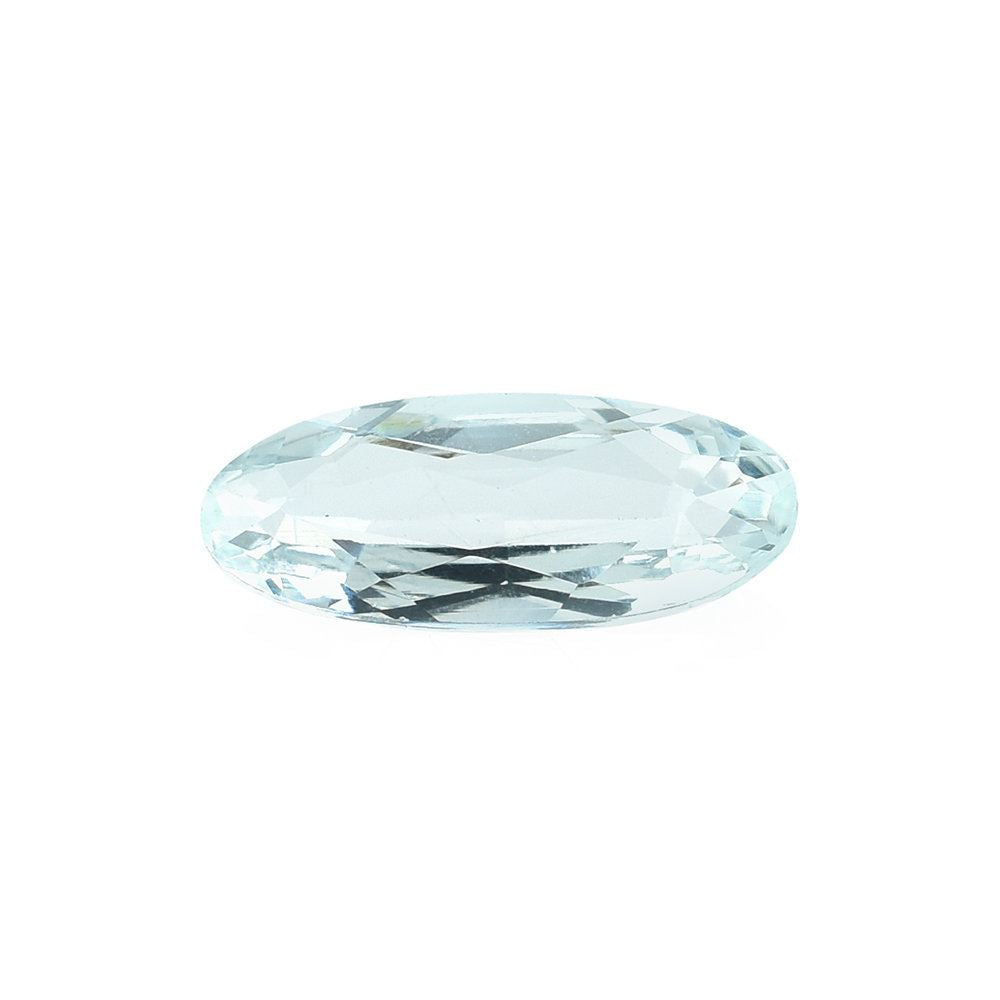 AQUAMARINE CUT OVAL (C/CLEAN) 11X4MM 0.85 Cts.