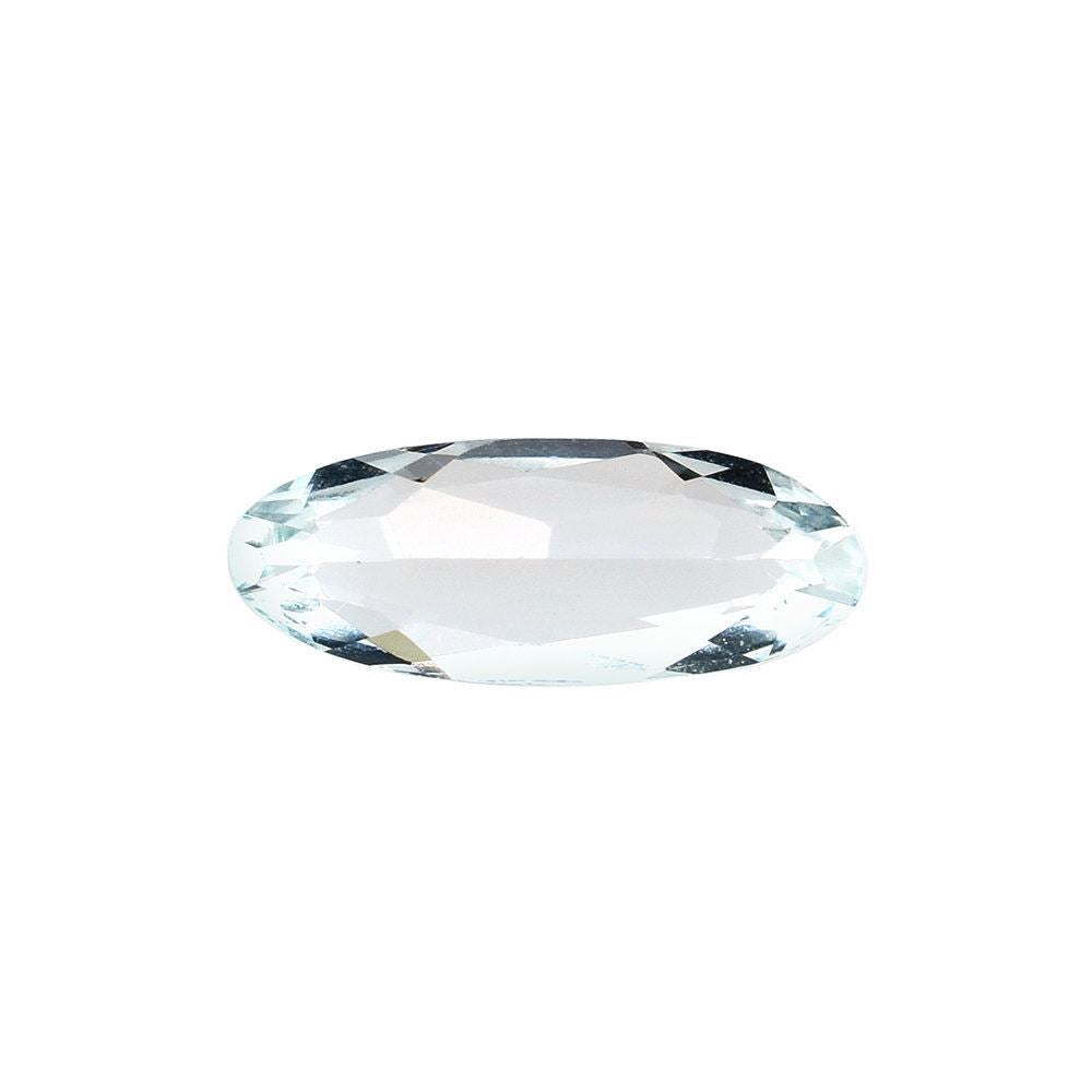 AQUAMARINE CUT OVAL (C/CLEAN) 11X4MM 0.85 Cts.