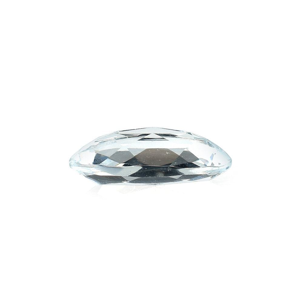AQUAMARINE CUT OVAL (C/CLEAN) 10X4MM 0.95 Cts.