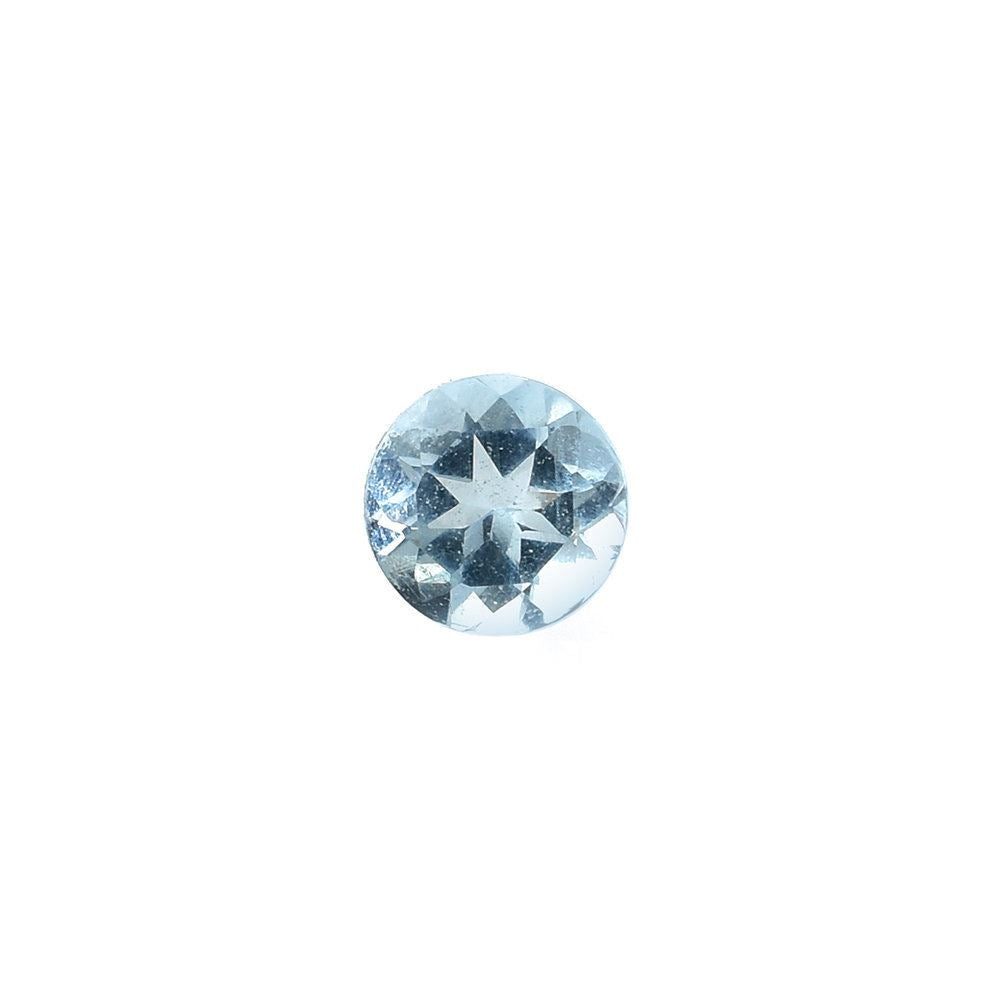 AQUAMARINE CUT ROUND (C/CLEAN) 3.50MM 0.19 Cts.