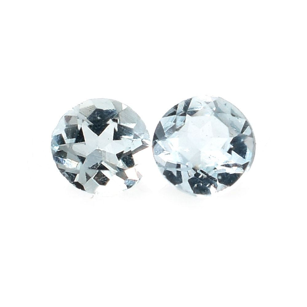 AQUAMARINE CUT ROUND (C/CLEAN) 3.00MM 0.10 Cts.