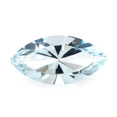 AQUAMARINE DIAMOND CUT MARQUISE (C/CLEAN) 17X8.50MM 4.00 Cts.