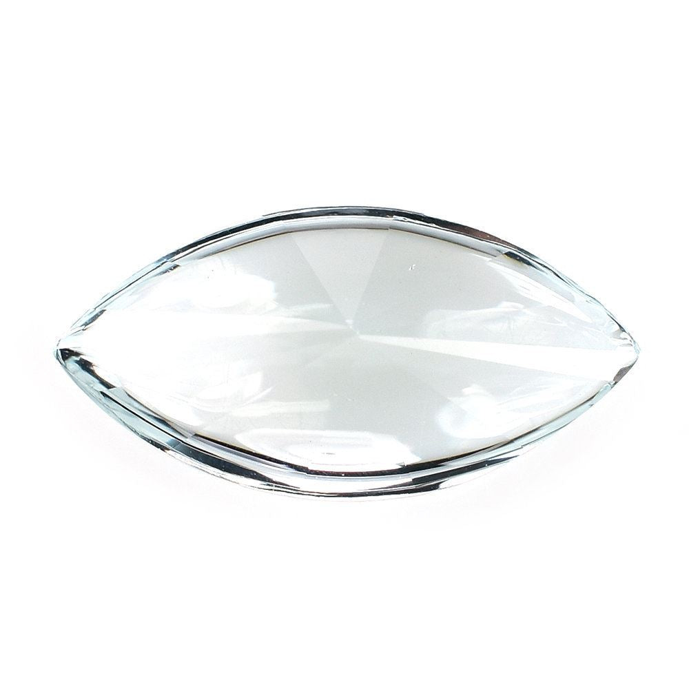 AQUAMARINE DIAMOND CUT BUFFTOP MARQUISE (C/CLEAN) 14X7MM 2.30 Cts.