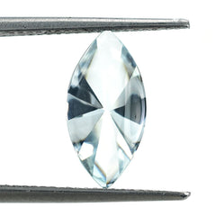 AQUAMARINE DIAMOND CUT BUFFTOP MARQUISE (C/CLEAN) 14X7MM 2.30 Cts.