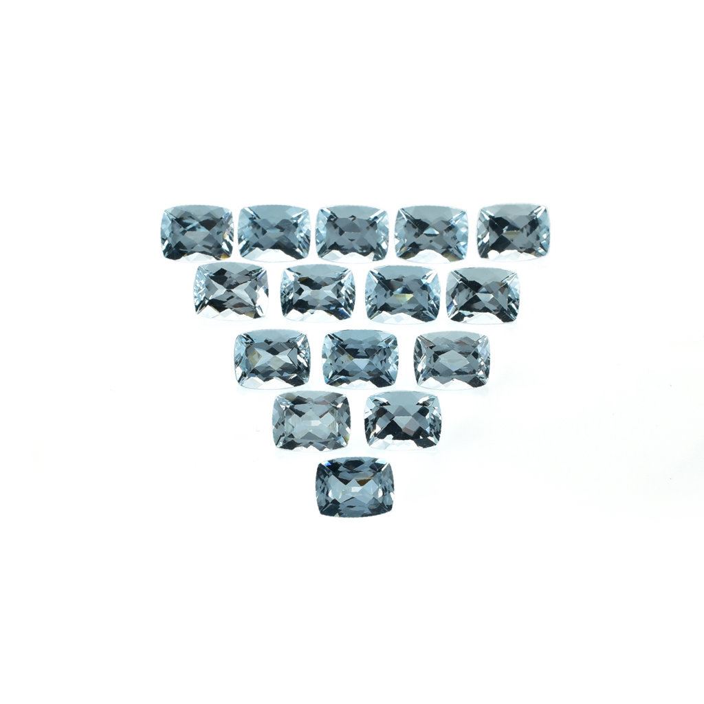 AQUAMARINE CUT CUSHION (A+/CLEAN) 9X7MM 1.88 Cts.