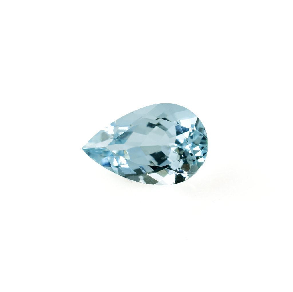 AQUAMARINE CUT PEAR (A+/CLEAN) 11X7MM 1.95 Cts.