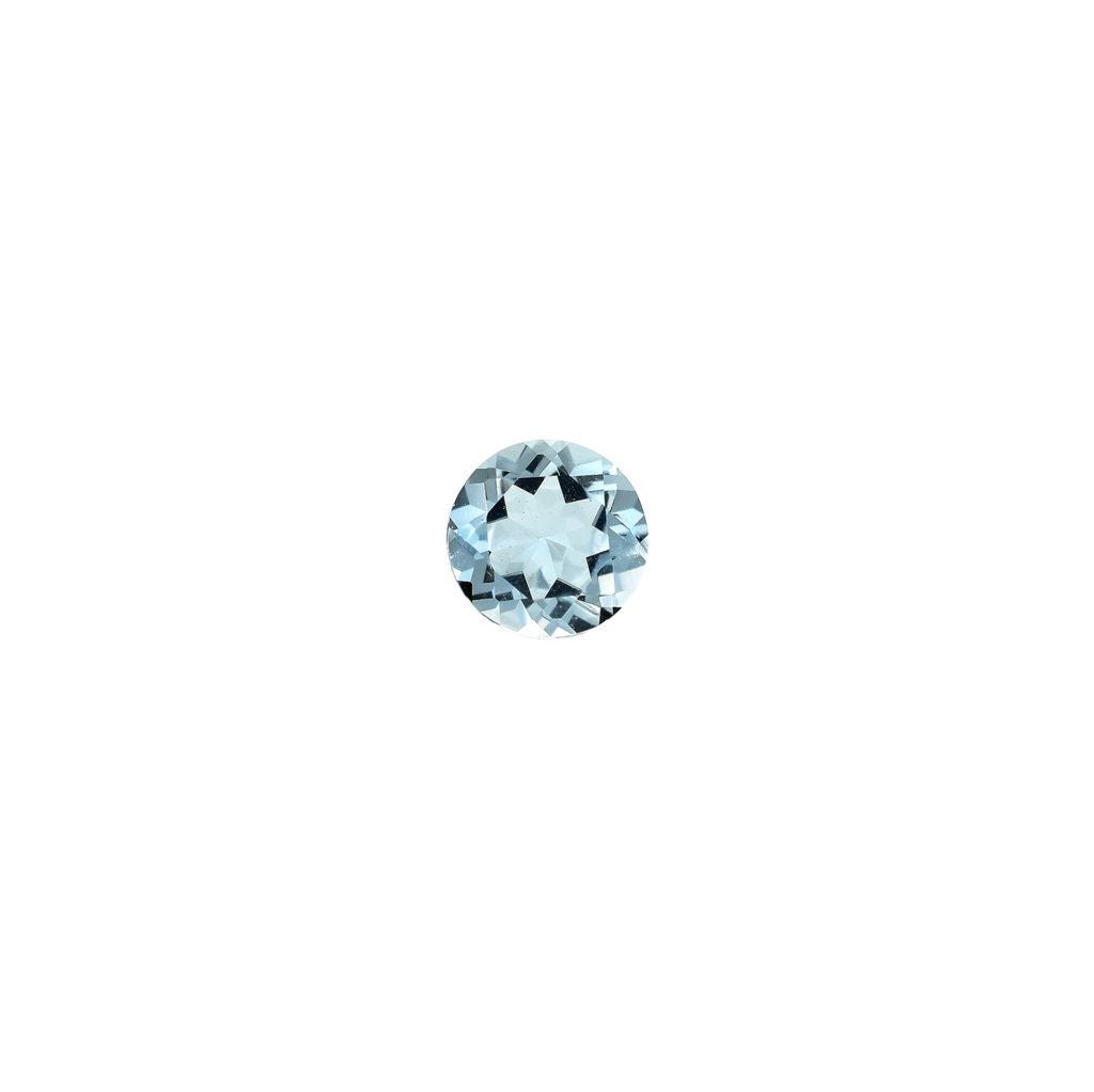 AQUAMARINE CUT ROUND (A+/CLEAN) 4.25X4.25MM 0.50 Cts.