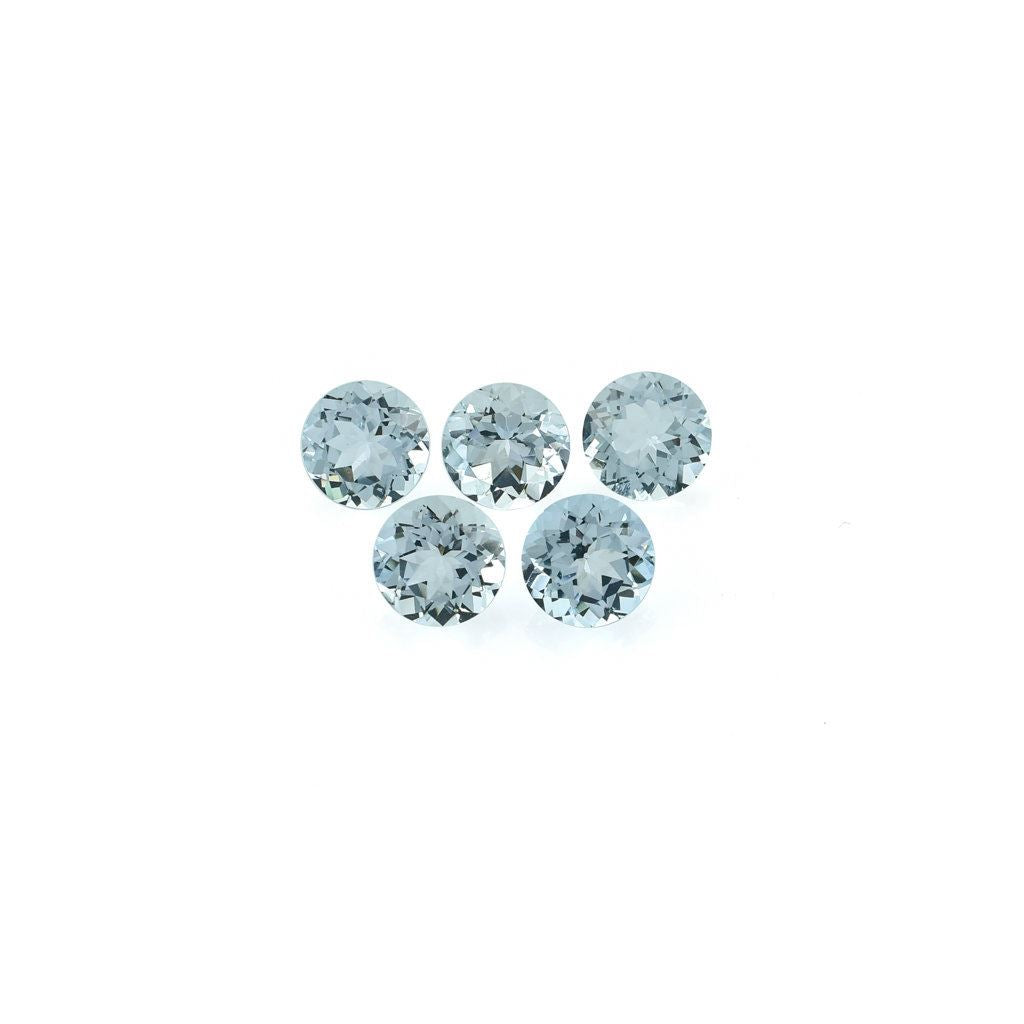 AQUAMARINE CUT ROUND (A+/CLEAN) 8X8MM 1.81 Cts.