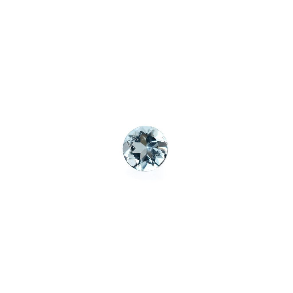 AQUAMARINE CUT ROUND (A+/CLEAN) 2.50X2.50MM 0.06 Cts.