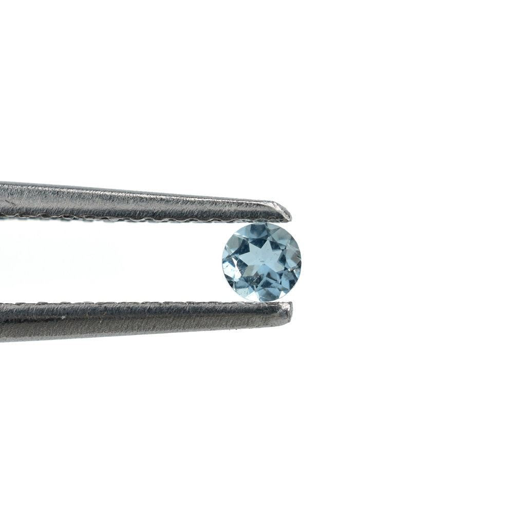 AQUAMARINE CUT ROUND (A+/CLEAN) 2.70X2.70MM 0.09 Cts.