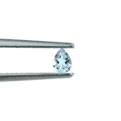 AQUAMARINE CUT PEAR (A+/CLEAN) 4X3MM 0.14 Cts.