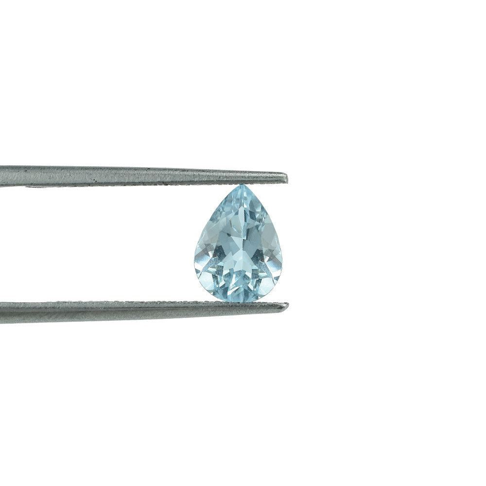 AQUAMARINE CUT PEAR (A+/CLEAN) 9X6.50MM 1.30 Cts.