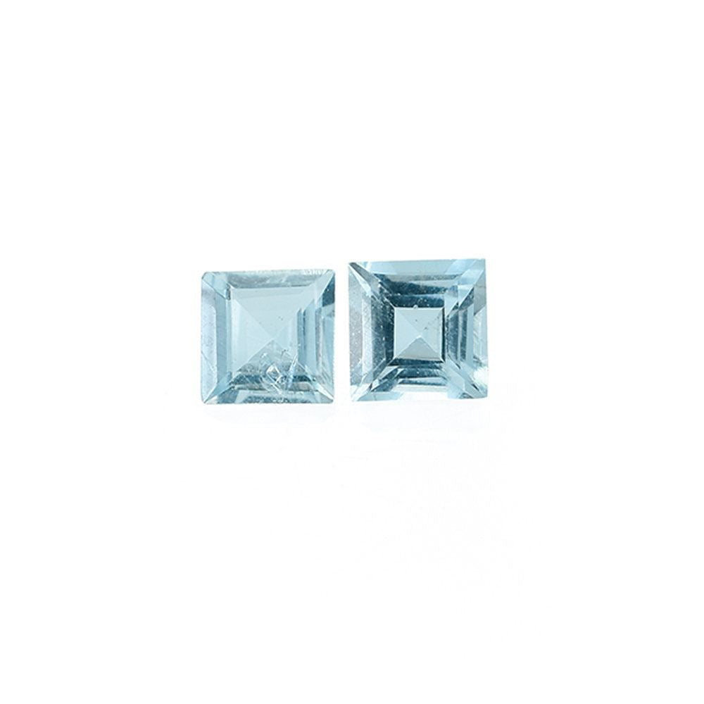 AQUAMARINE CUT SQUARE (A+/SI) 3.50X3.50MM 0.19 Cts.