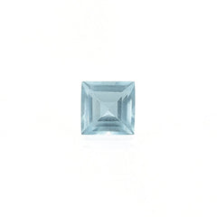 AQUAMARINE CUT SQUARE (B/TRANSLUCENT) 3.00X3.00MM 0.14 Cts.