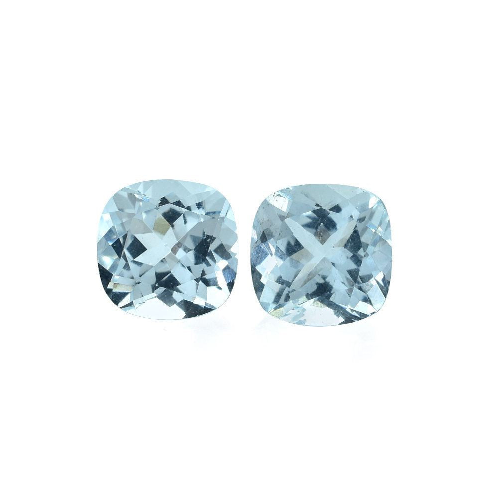 AQUAMARINE CUT CUSHION (C/CLEAN) 8.00X8.00MM 2.10 Cts.