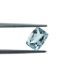 AQUAMARINE CUT CUSHION (B/SI) 8.00X6.0MM 1.15 Cts.