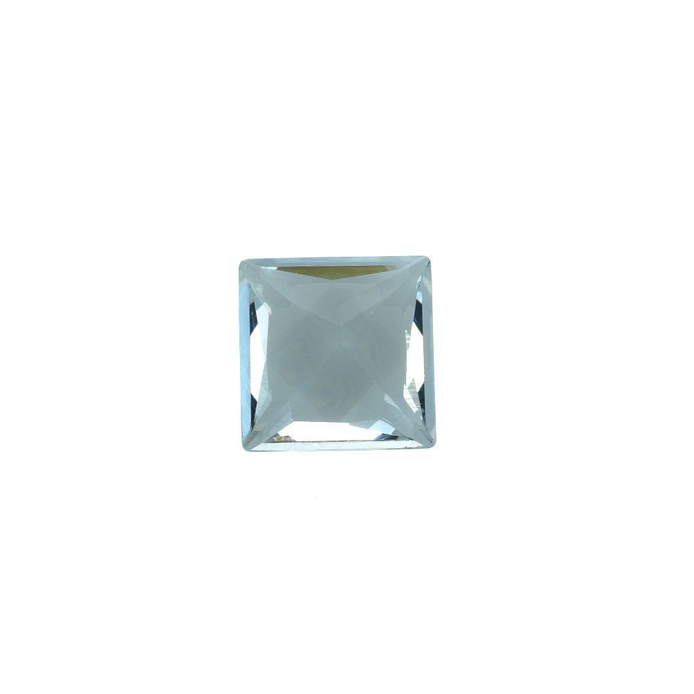 AQUAMARINE PRINCESS CUT SQUARE (C/CLEAN) 8.00X8.00MM 2.20 Cts.