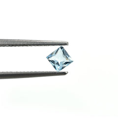 AQUAMARINE PRINCESS CUT SQUARE (A+/CLEAN) 4.00X4.00MM 0.31 Cts.