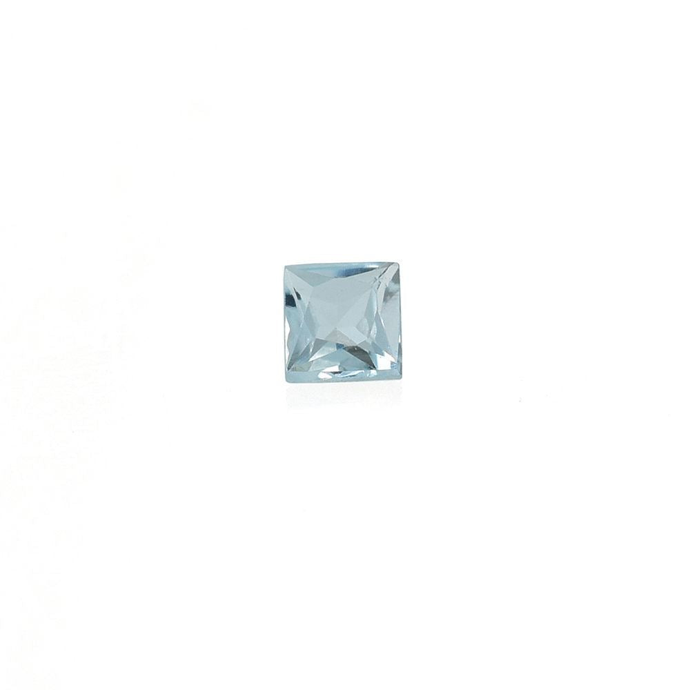 AQUAMARINE PRINCESS CUT SQUARE (B/CLEAN) 1.80X1.80MM 0.04 Cts.