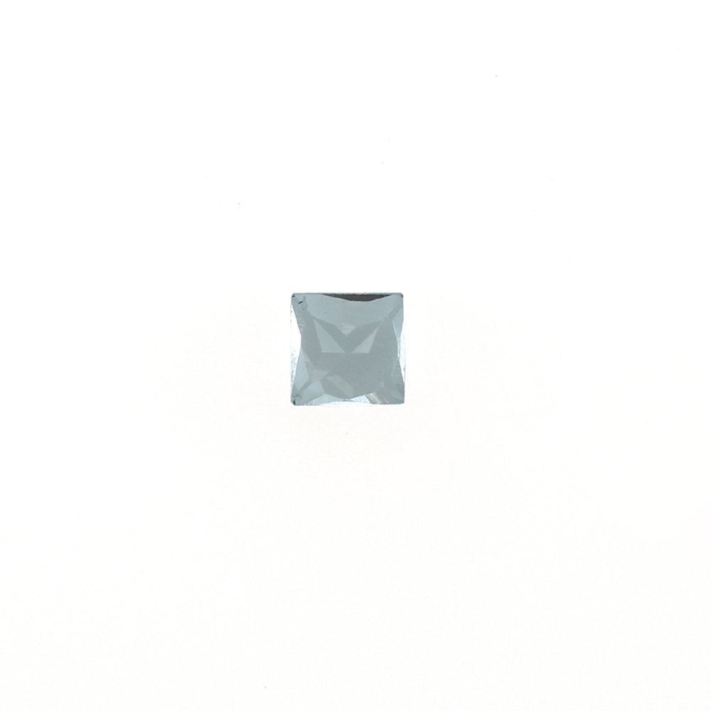 AQUAMARINE PRINCESS CUT SQUARE (B/CLEAN) 1.80X1.80MM 0.04 Cts.