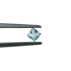 AQUAMARINE PRINCESS CUT SQUARE (B/CLEAN) 3.00X3.00MM 0.11 Cts.