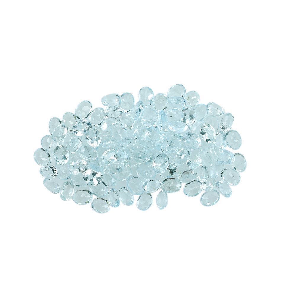 AQUAMARINE CUT OVAL (A/HI) 4.00X3.00MM 0.30 Cts.