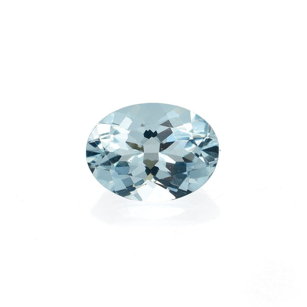 AQUAMARINE CUT OVAL (A+/CLEAN) 8.00X6.00MM 1.11 Cts.
