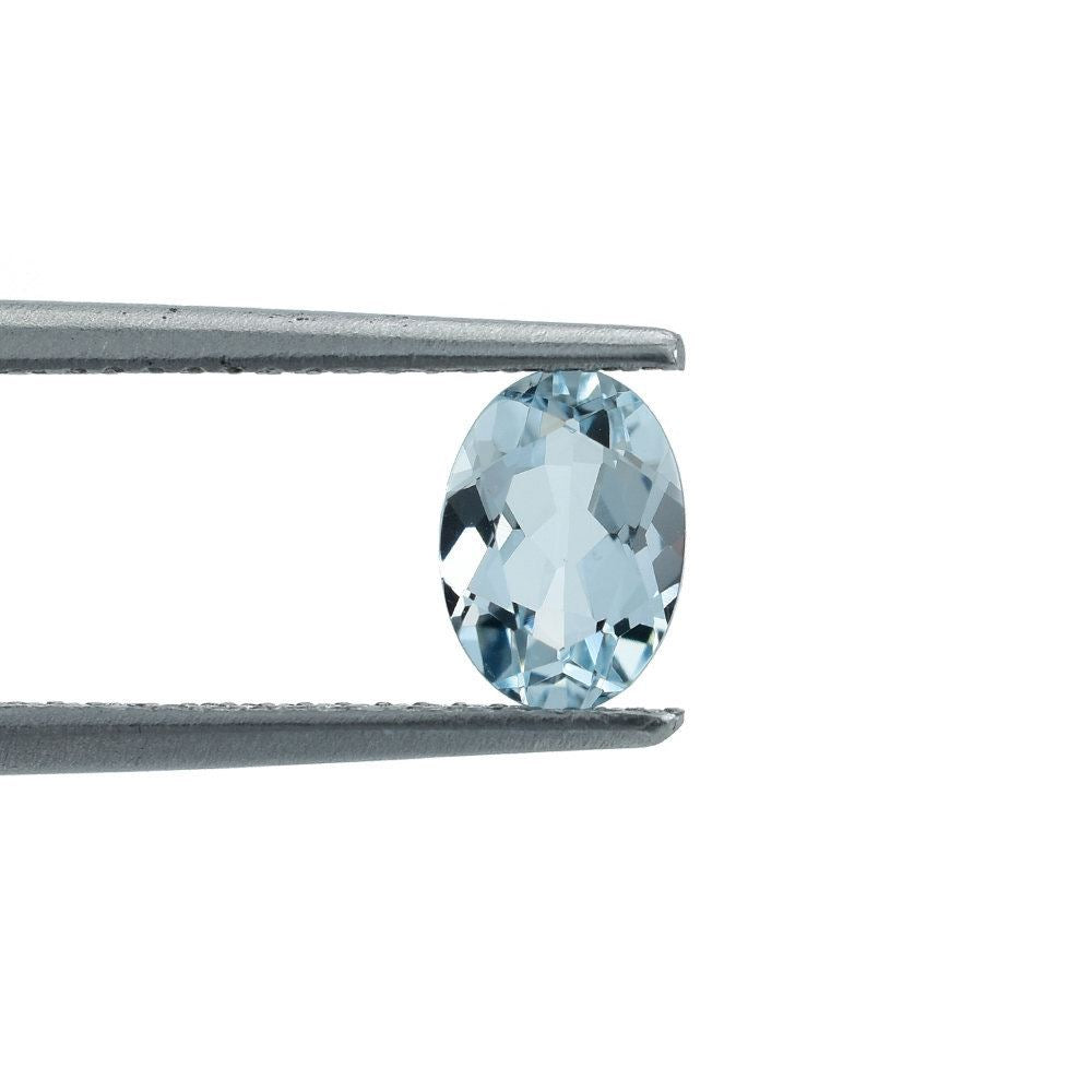 AQUAMARINE CUT OVAL (A+/CLEAN) 8.00X6.00MM 1.11 Cts.