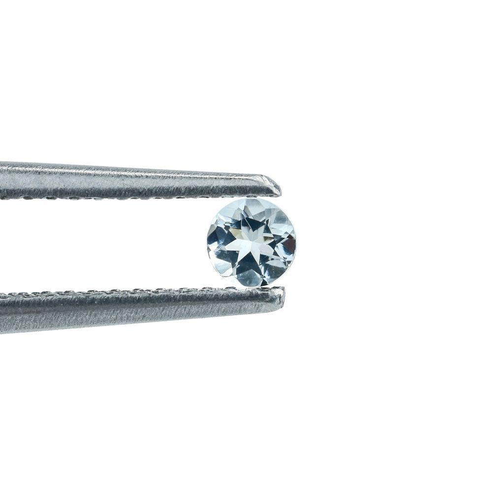 AQUAMARINE CUT ROUND (A/CLEAN) 3.00X3.00MM 0.10 Cts.