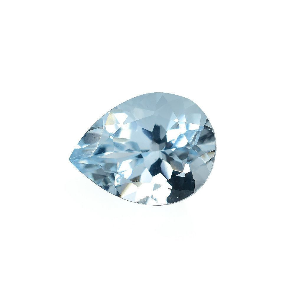 AQUAMARINE CUT PEAR (A+/CLEAN) 9.00X7.00MM 1.45 Cts.