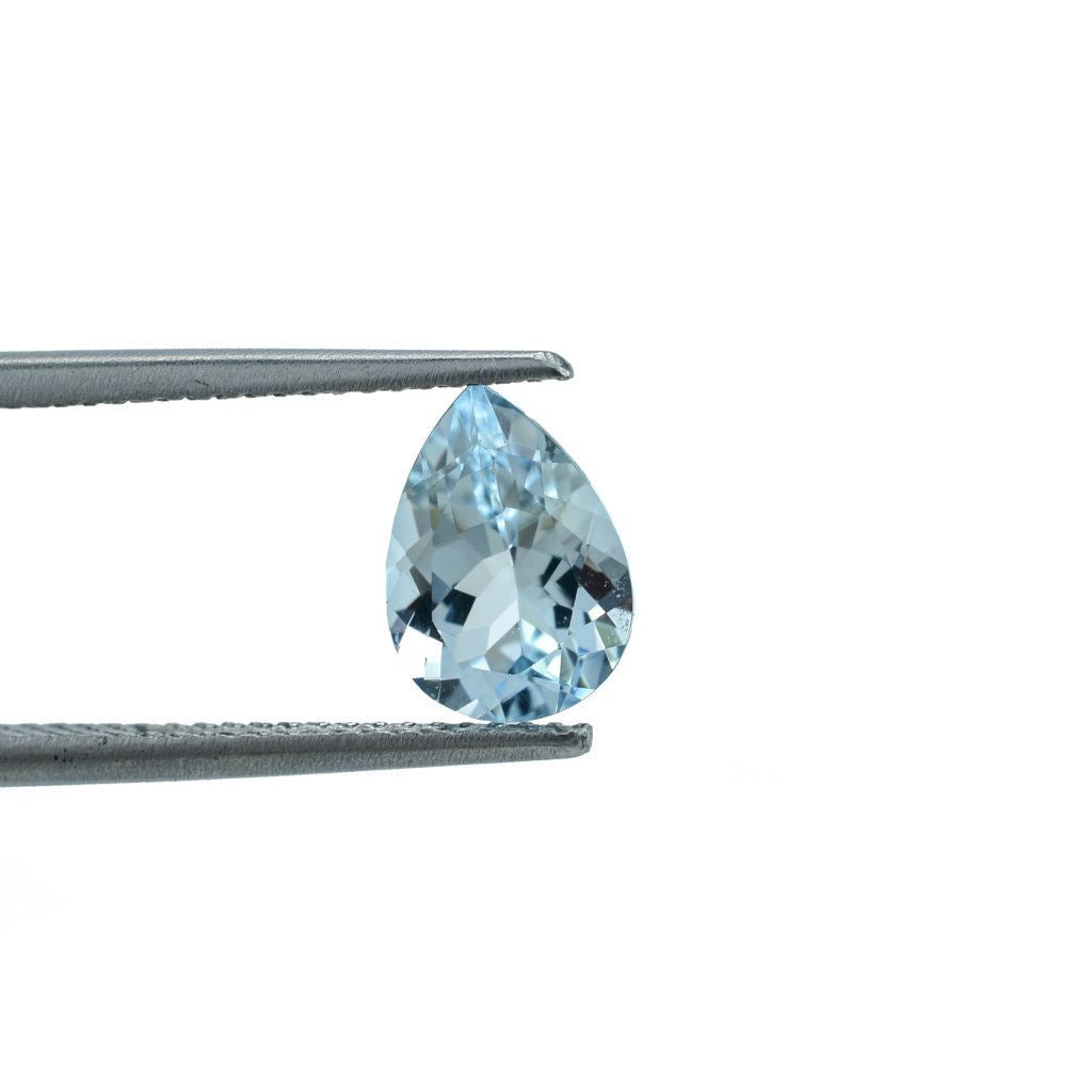 AQUAMARINE CUT PEAR (A+/CLEAN) 9.00X6.50MM 1.35 Cts.