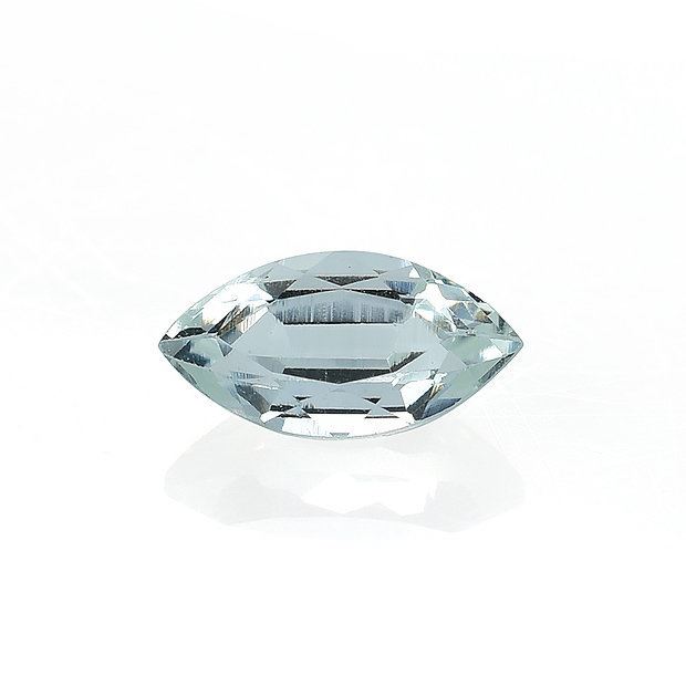 AQUAMARINE CUT MARQUISE (C/CLEAN) 7.00X3.50MM 0.36 Cts.