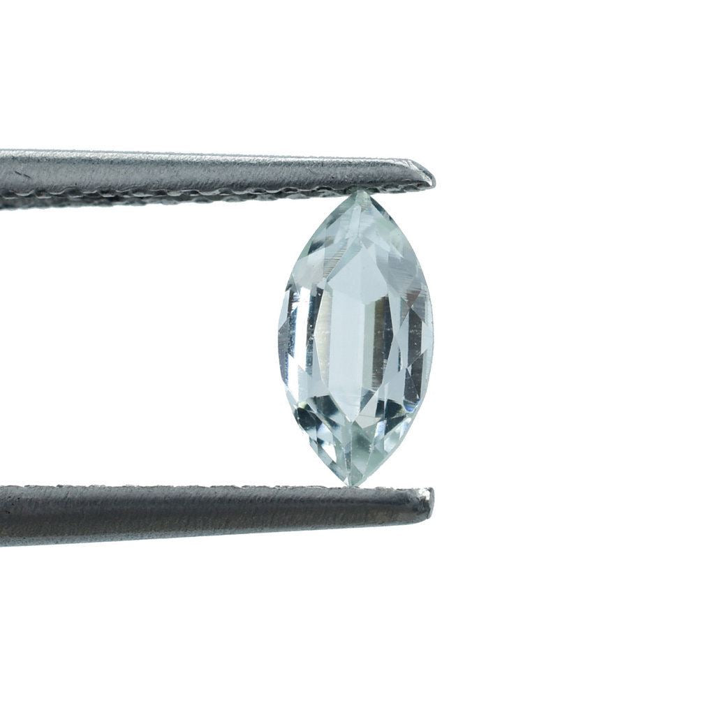 AQUAMARINE CUT MARQUISE (C/CLEAN) 7.00X3.50MM 0.36 Cts.