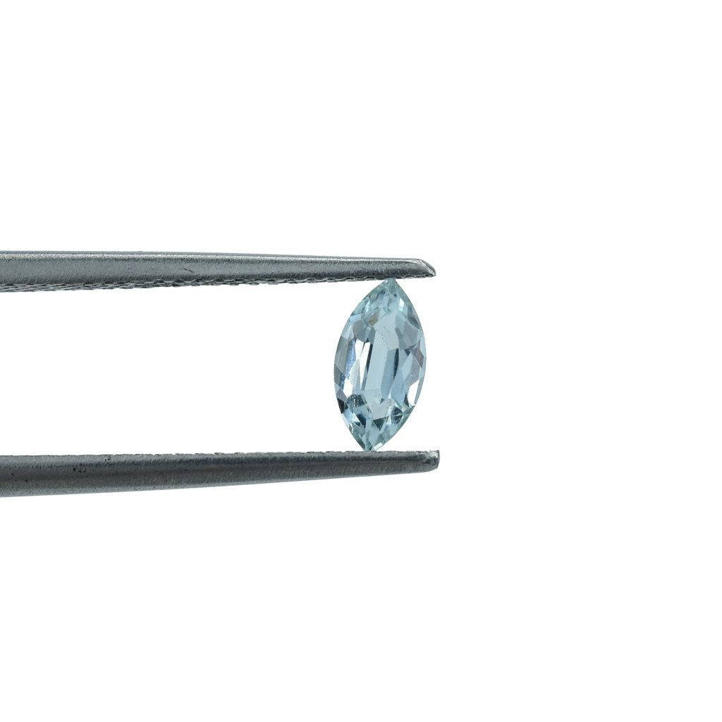 AQUAMARINE CUT MARQUISE (A/CLEAN) 7.00X3.50MM 0.25 Cts.