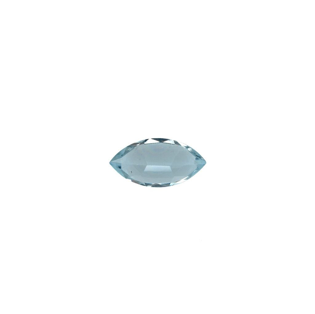 AQUAMARINE STEP CUT MARQUISE (A++/CLEAN) 7.00X3.50MM 0.40 Cts.