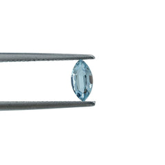AQUAMARINE STEP CUT MARQUISE (A++/CLEAN) 7.00X3.50MM 0.40 Cts.
