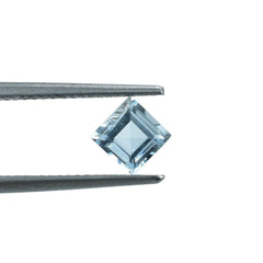 AQUAMARINE STEP CUT SQUARE (A/SI) 5.00X5.00MM 0.55 Cts.