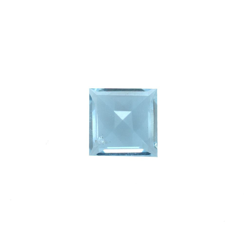 AQUAMARINE STEP CUT SQUARE (A+/SI) 5.00X5.00 MM 0.55 Cts.