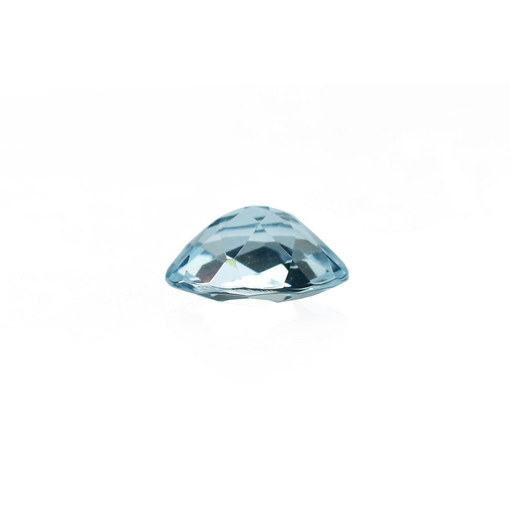 AQUAMARINE CHECKER CUT OVAL (A+/CLEAN) 8.00X6.00MM 1.10 Cts.