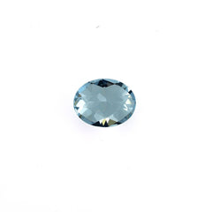 AQUAMARINE CHECKER CUT OVAL (A/SI) 9.00X7.00MM 1.55 Cts.