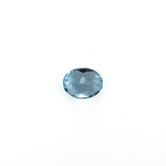 AQUAMARINE CHECKER CUT OVAL (A+++/SI) 9.00X7.00MM 1.50 Cts.