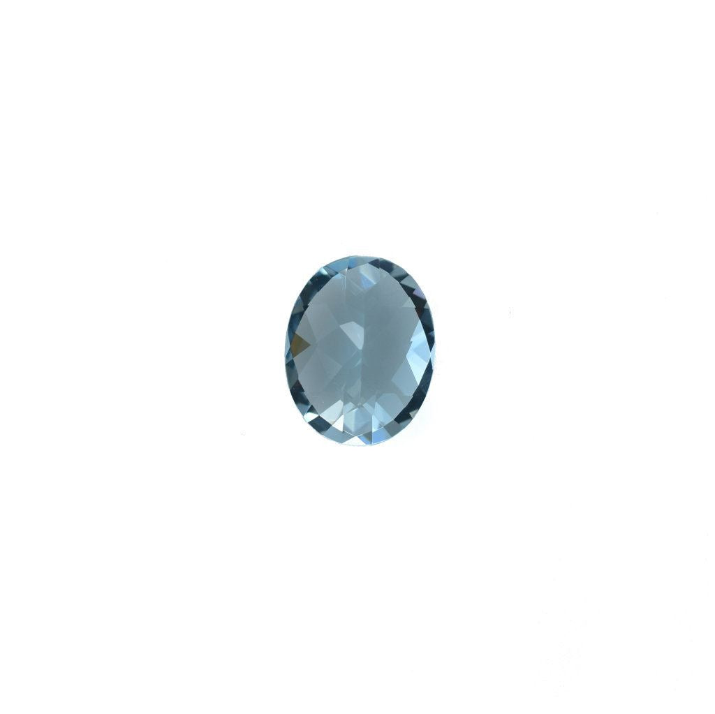 AQUAMARINE CHECKER CUT OVAL (A++/CLEAN) (GREENISH) 9.00X7.00MM 1.45 Cts.