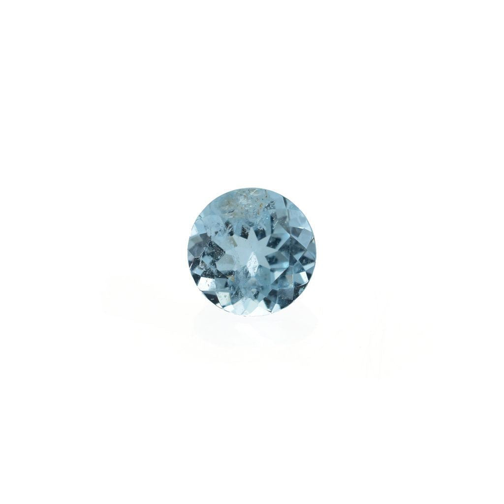 AQUAMARINE CUT ROUND (A++/HI) 6.00X6.00MM 0.80 Cts.