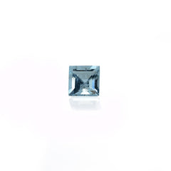 AQUAMARINE STEP CUT SQUARE (C/SI) 5.00X5.00MM 0.60 Cts.