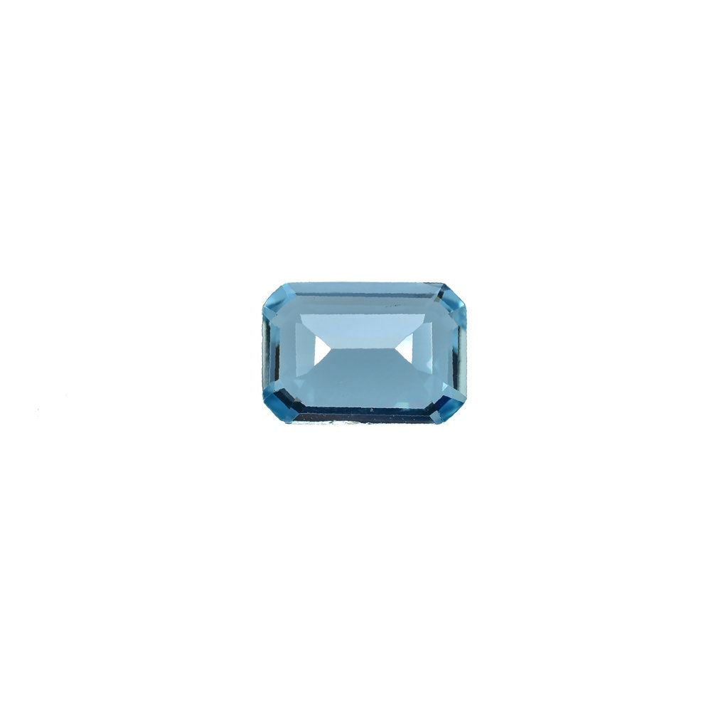 AQUAMARINE STEP CUT OCTAGON (A+++/CLEAN) (GREENISH) 7.00X5.00MM 0.78 Cts.