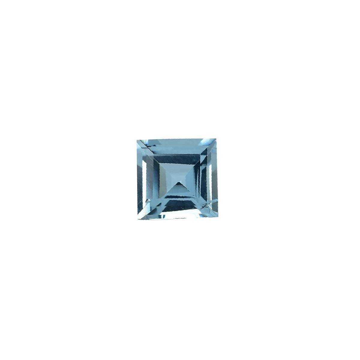 AQUAMARINE CUT SQUARE (A++/SI) 6.00X6.00MM 0.85 Cts.