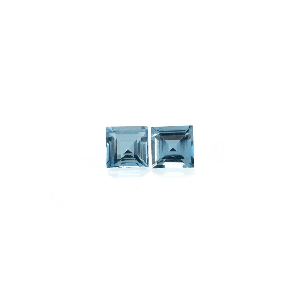 AQUAMARINE CUT SQUARE (A++/SI) 6.00X6.00MM 0.85 Cts.