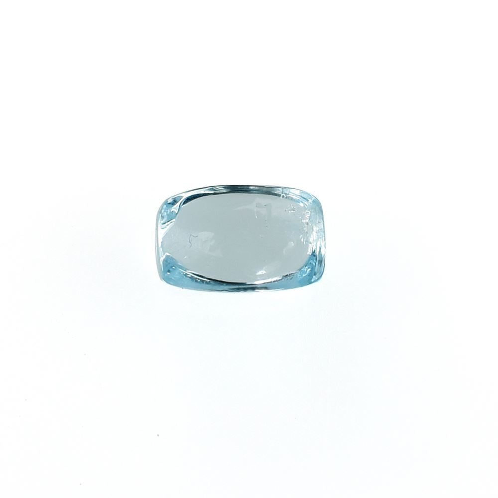 AQUAMARINE PLAIN SHIELD CAB (A/SI) 4.50X2.80MM 0.23 Cts.